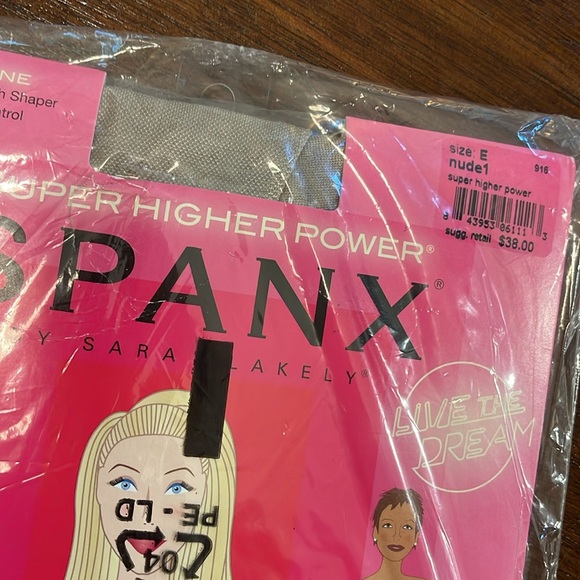 Spanx “Super Higher Power” high waisted mid thigh Shaper-new - Picture 4 of 4